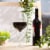 Clear XL Wine Glass for Holiday and Birthday Gag Gifts, 34oz, 10 Inches Tall Perspective: back