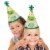 Big Dot of Happiness Double the Fun Twins Two Peas in a Pod Cone Birthday Party Hats 8 Ct Perspective: back