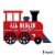 Big Dot of Happiness Railroad Party Crossing - Shaped Fill-in Invitations & Envelopes 12 Ct Perspective: back