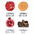 Big Dot of Happiness Rosh Hashanah - Paper Straw Decor - New Year Striped Decor Straws 24 Ct Perspective: back