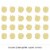 Big Dot of Happiness Gold Glitter Apple - No-Mess Real Gold Glitter Cut-Outs Confetti - 24 Ct Perspective: back