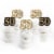 Big Dot of Happiness Adult 50th Birthday Gold Dessert Cupcake Toppers Clear Treat Picks 24 Ct Perspective: back