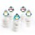 Big Dot of Happiness Holly Jolly Penguin - Cupcake Toppers Christmas Clear Treat Picks 24 Ct Perspective: back