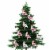 Big Dot of Happiness Hanging Flamingle Bells - Outdoor Christmas Porch Tree Yard Decor 10 Pc Perspective: back