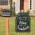 Big Dot of Happiness Rustic Merry Friendsmas Party Decor Friends Christmas Welcome Yard Sign Perspective: back