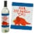 Big Dot of Happiness Roar Dinosaur - Dino Mite T-Rex Party Wine Bottle Label Stickers 4 Ct Perspective: back