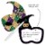 Big Dot of Happiness Mardi Gras - Masquerade Party Shaped Thank You Cards & Envelopes 12 Ct Perspective: back