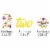 Big Dot of Happiness 2nd Birthday Two-tti Fruity - Striped Paper Straw Decor 24 Ct Perspective: back
