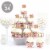 Big Dot of Happiness Sweet 16 Decor 16th Birthday Cupcake Wrappers & Treat Picks Kit 24 Ct Perspective: back