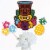 Big Dot of Happiness Tiki Luau - Hawaiian Party Centerpiece Sticks - Table Toppers - 15 Ct Perspective: back