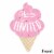 Big Dot of Happiness Scoop Up the Fun - Ice Cream - Shaped Fill-in Invites & Envelopes 12 Ct Perspective: back