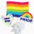Big Dot of Happiness Love is Love - Gay Pride LGBTQ Rainbow Centerpiece Table Toppers 15 Ct Perspective: back