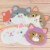 Wrapables Silicone Cute Cat Coasters for Glasses, Cups, and Drinks (Set of 6) Perspective: back