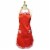 Kella Milla Ruffles Pin-up Apron, Red Perspective: back