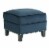 Picket House Furnishings Teagan Ottoman in Navy Perspective: back