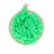 Nikki Secret 2-in-1 Loofah and Mesh Bath Pouf Perspective: back
