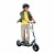 Razor E300 Ride-On 24V High-Torque Motorized Electric Powered Scooter, Gray Perspective: back