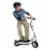 Razor E325 Adult Ride-On 24V High-Torque Motor Electric Powered Scooter, White Perspective: back