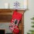 Northlight 18.5  Red Cheers Holiday Patches Let It Snow Christmas Stocking Perspective: back