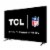 TCL 65" 4k HDR Smart TV Perspective: back