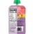 Plum Organics® Mighty 4® Blends Banana Peach Pumpkin Carrot Yogurt Stage 4 Toddler Food Pouch Perspective: back