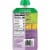 Plum Organics® Mighty Morning® Banana Kiwi Spinach Yogurt and Barley Toddler Baby Food Pouches Case Perspective: back