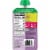 Plum Organics® Mighty 4® Pear Cherry Berry Black Bean Spinach Oat Blends Tots Stage 4 Food Pouch Perspective: back