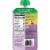 Plum® Organics Tots Mighty Builder Mango Banana Bean Baby Food Pouch Perspective: back