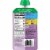 Plum Organics® Tots Mighty Builder Fruit & Veggie BlendProtein & Fiber Stage 4 Food Pouch Perspective: back