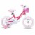 JOYSTAR Angel 16-Inch Ride On Girls Bicycle Kids Bike with Training Wheels, Pink Perspective: back