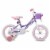 JOYSTAR Angel Kids Bike for Girls Ages 3-5 w/ Training Wheels, 14 Inch, Purple Perspective: back