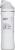Owala FreeSip Stainless Steel Water Bottle - Shy Marshmallow White Perspective: back