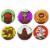 Tovolo Spooky Monster Scary Halloween Cookie Cutters, Set of 6 Perspective: back
