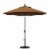 California Umbrella 9' Patio Umbrella in Teak Perspective: back