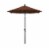California Umbrella 7.5' Patio Umbrella in Terracotta Perspective: back