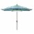 11' Patio Umbrella in Seville Seaside - California Umbrella Perspective: back