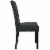 Confer Dining Vinyl Side Chair - Black Perspective: back