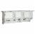 Alaterre Country Cottage Coat Hooks with Storage Cubbies in White Antique Finish Perspective: back