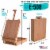 Antigua Adjustable Wood Table Sketchbox Easel, Beechwood - Portable Artist Storage Case Perspective: back