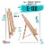 11  Small Tabletop Display Stand A-Frame Artist Easel - Portable Beechwood Tripod Easel Perspective: back