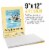 9  x 12  Extra Heavy-Weight Watercolor Paper Pad, 24 Sheets, 90 Pound (190gsm) - 2 Pads Perspective: back