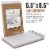 5.5  x 8.5  Premium Spiral Bound Sketch Pad, Pad of 100-Sheets, 60 Pound (100gsm) (2 Pads) Perspective: back