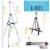 66  Aluminum Tripod Artist Field & Display Easel Stand - Adjustable Height 20  to 5.5 ft Perspective: back