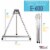 15  Aluminum Tabletop Display Easel, Collapsible Folding Frame - Portable Artist Tripod Stand Perspective: back