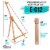 Topanga 31  Tabletop Wood Folding A-Frame Artist Studio Easel - Adjustable Tripod Stand Perspective: back