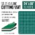 24  x 36  Green/Black Self Healing 5-Ply Double Sided Durable Non-Slip PVC Cutting Mat Perspective: back