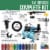Dual Fan Air Compressor Pro Cake Decorating System Kit - 3 Airbrushes, 12 Food Coloring Set Perspective: back