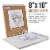 8  x 10  Premium Spiral Bound Sketch Pad, Pad of 100-Sheets, 60 Pound (100gsm) (2 Pads) Perspective: back