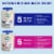 GoGo SqueeZ yogurtZ Blueberry and Berry Portable Fruit and Yogurt Snack Pouches Perspective: back