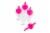 Core Home Ice Pop Mold - Pink Perspective: back